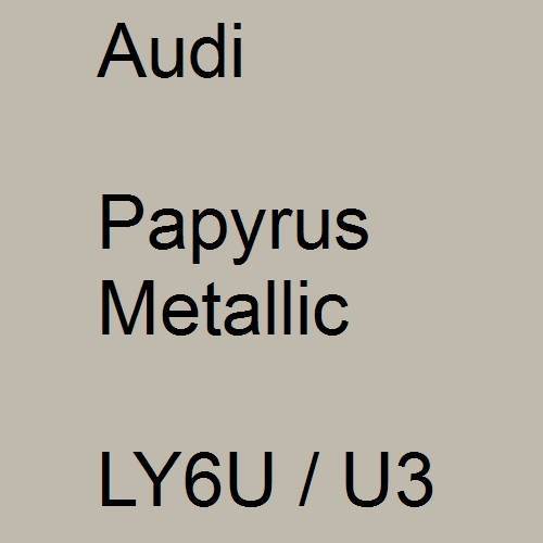 Audi, Papyrus Metallic, LY6U / U3.